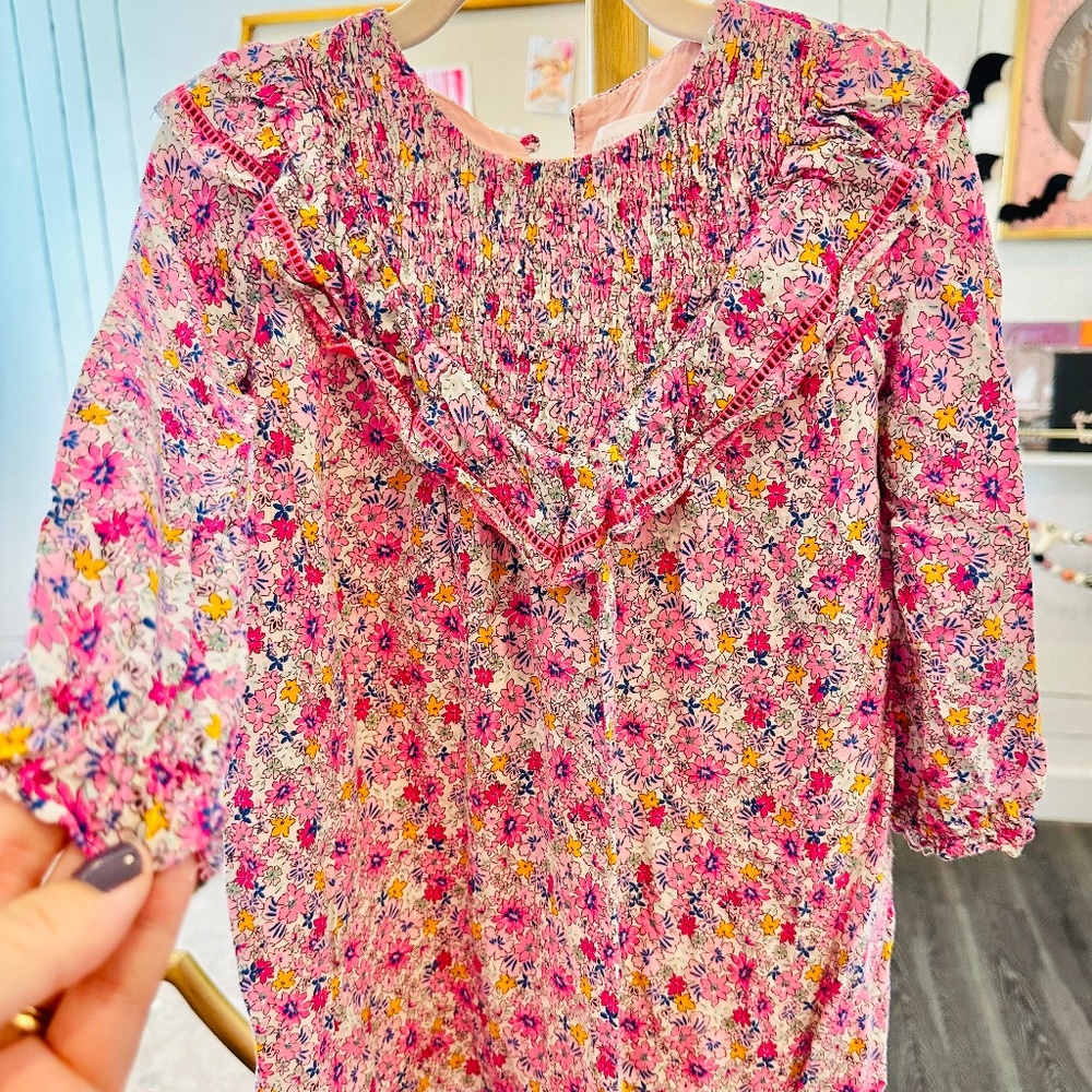 Zara girl's liberty London floral dress size 4-5 years